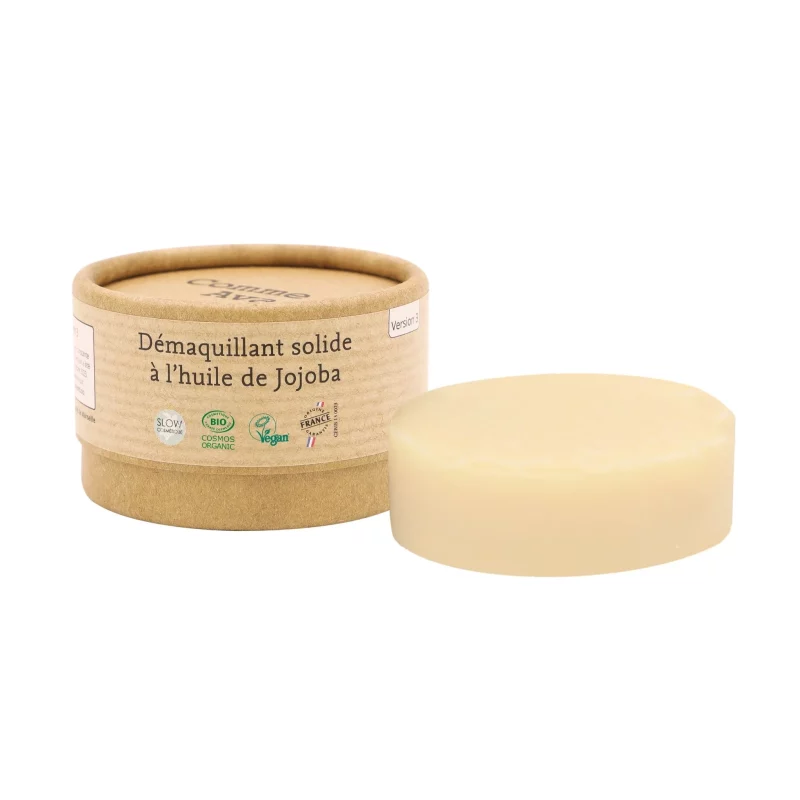 Démaquillant solide huile de jojoba