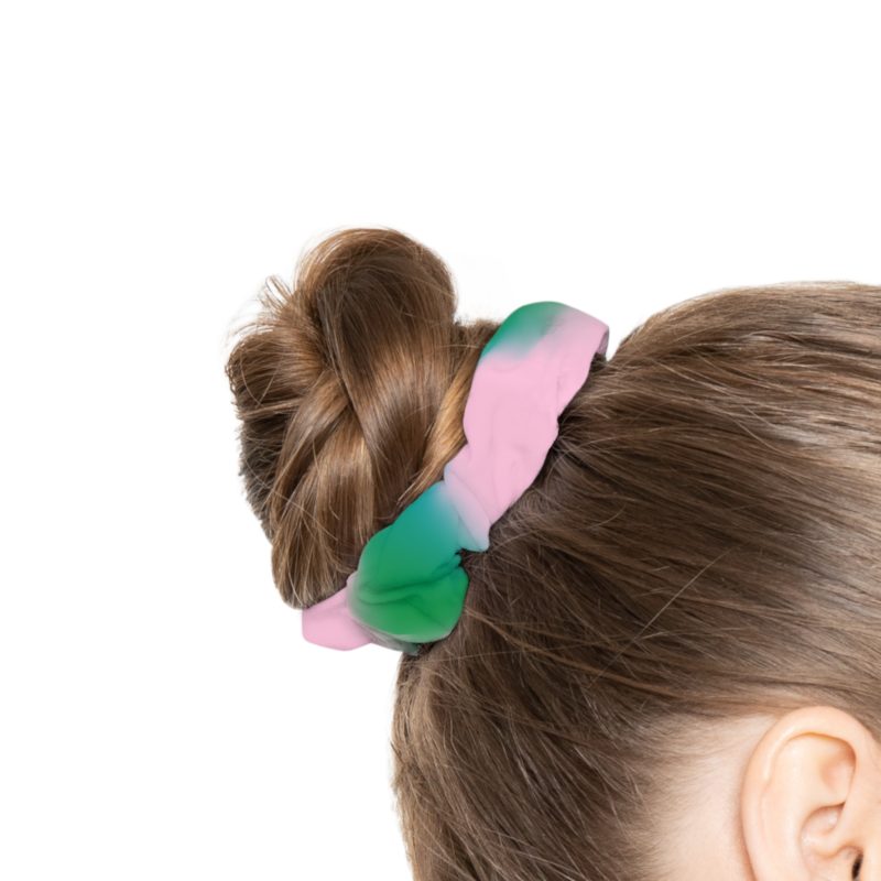 Scrunchie cheveux motif tie and dye – Image 4