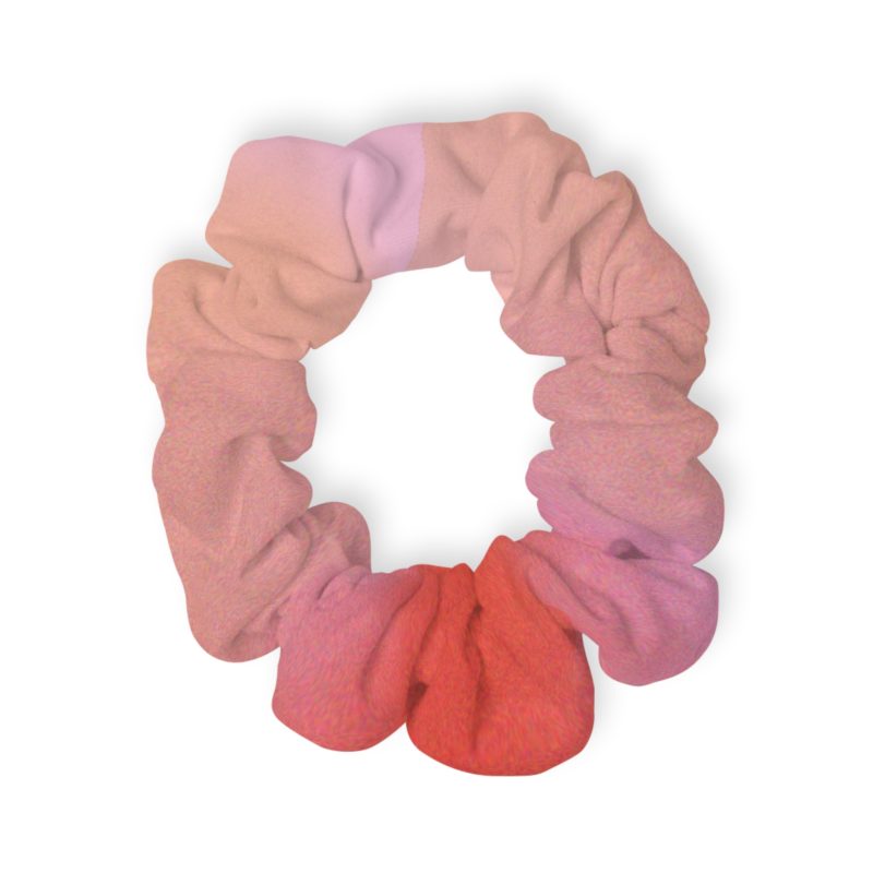 scrunchie cheveux tie and dye